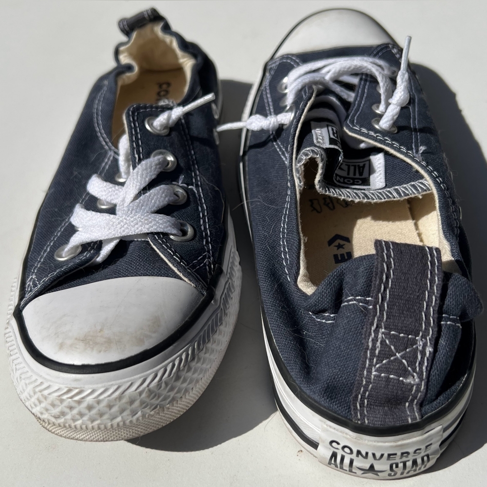 Converse Women's Blue Canvas Sneakers
